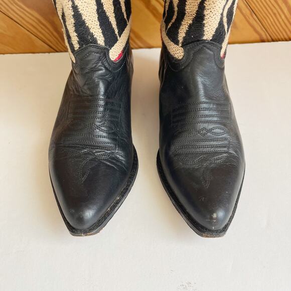 Vintage Seychelles Wool Western Cowboy Boots - Picture 5 of 11